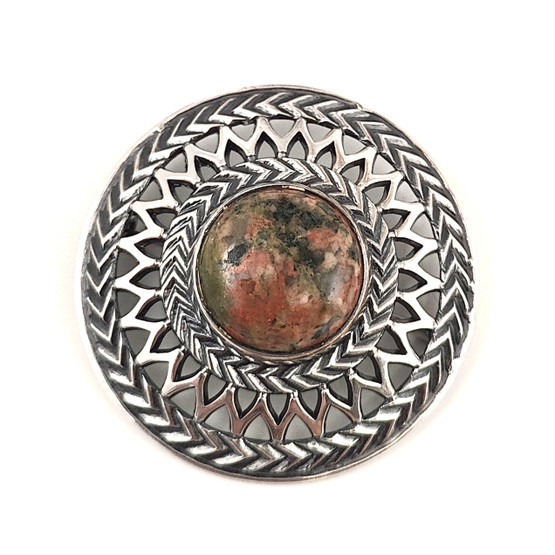 Kalevala Koru | Uskelan solki | Unakiitti | Hopeaa -79