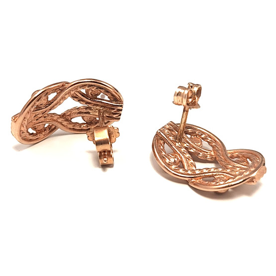 Kalevala koru | Teljänneito Korvakorut | tappikorvikset | 14k Kultaa