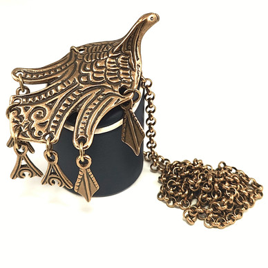 Kalevala Koru | Uhtuan Sotka | Solki / Riipus |  Kaulakoru  Pronssia