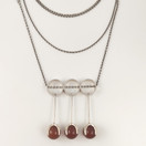 Kupittaan Kulta |  Elis Kauppi  | Riipus | 3x karneoli |  Hopeaa -65