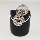 N.Westerback  | Liisa Vitali  | (isot) Leppäkerttu Korvakorut |  Hopeaa 