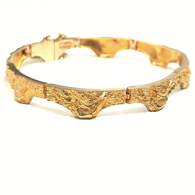 Lapponia | Björn Weckström | kaarisilta  Rannekoru | 14k kultaa -78