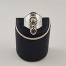 Kalevala koru |  Sydän -Sormus | heiluvalla sydämellä | Hopeaa  