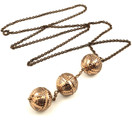 Kalevala Koru | Halikon Filigraani riipus | 3palloa | Kaulakoru Pronssia