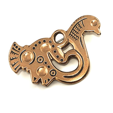 Kalevala Koru | (iso) Tampereen seudun lintu -solki | Pronssia