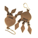 KK, Kalevala koru | Herttalehti -Korvakorut | Pronssia