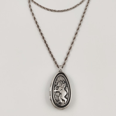 Vuorisalmi, Finland | locket pendant | 830 Silver -77