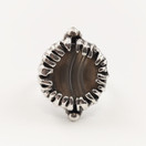 Turun Hopea oy | Pentti Sarpaneva | Sormus Akaatilla | Hopeaa -76