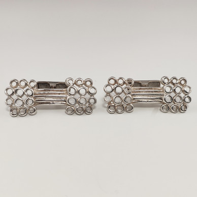 Kultateollisuus oy  | Kalvosinnapit  | Hopeaa -75