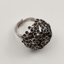 Kultateollisuus oy | Jorma Laine | (iso) Kukkasormus | Hopeaa -74