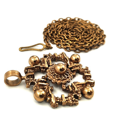 Kultasepät Salovaara ky | K.Sara | Riipus | Kaulakoru Pronssia