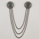 Kalevala koru | Kai Lindström | Solki / kauluskoru -1515 | Hopeaa