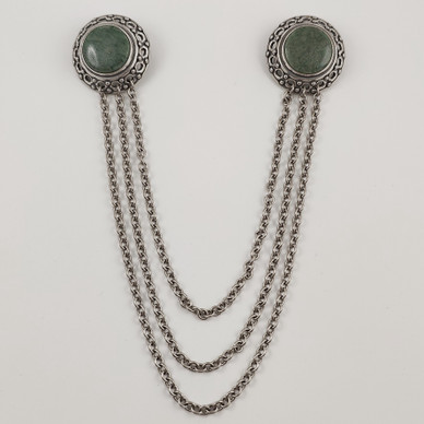 Kalevala koru | Kai Lindström | Solki / kauluskoru -1515 | Hopeaa