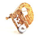 Lapponia | Björn Weckström | AURINKOLAIVA -Solki | Rintakoru Helmellä | Kultaa 