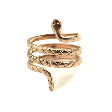 Kalevala koru | Käärme Sormus |  585 Kultaa -90