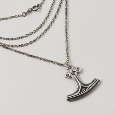 KK | Kalevala Koru | pieni Torin Vasara Riipus | Kaulakoru Hopeaa 