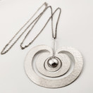 Tapio Wirkkala | todella suuri Omena -Riipus | KAULAKORU Hopeaa -76