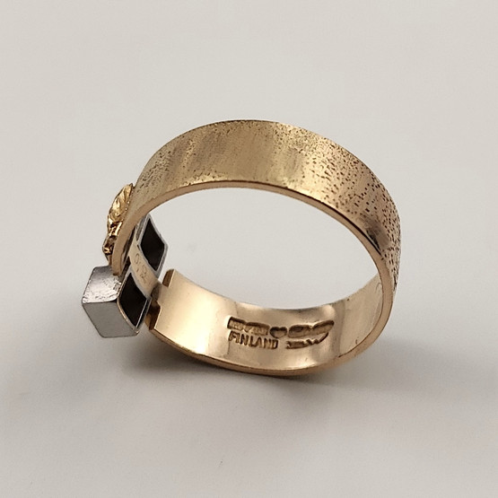 Lapponia | Björn Weckström | TIMANTTISILTA -Sormus | Timantit 0,21ct | 18k Kultaa -70 