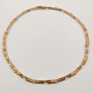 Lapponia | Björn Weckström | Tundra / Tunturi -kaulakoru | 585 kultaa -77