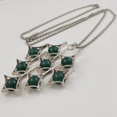 Kultasepät Salovaara | K.Sara | (iso) upea Riipus | Kaulakoru Hopeaa 