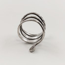 Kalevala Koru | käärme -sormus | Hopeaa  