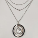 E.Granit & co.  Helsinki| Erik Granit | Riipus Kirkkaalla kivellä | Kaulakoru Hopeaa -76