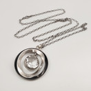 E.Granit & co.  Helsinki| Erik Granit | Riipus Kirkkaalla kivellä | Kaulakoru Hopeaa -76