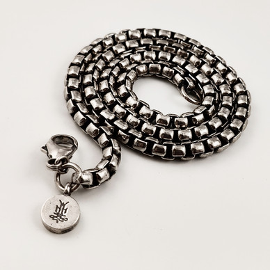 Kalevala koru | Tony Granholm | Väinö Kaulakoru | 5/500mm | Kaulaketju 925 Hopeaa 