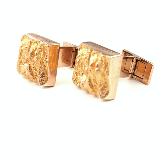 Lapponia | Björn Weckström | OUNAS / VUORET kalvosinnapit | 14k kultaa -79