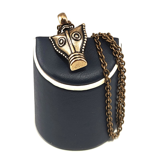 Kalevala koru | LOHIKÄÄRME Riipus | Kaulakoru Pronssia