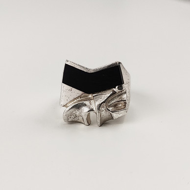 Lapponia | Zoltan Popovits | sormus | Hopeaa -87