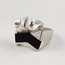 Lapponia | Zoltan Popovits | sormus | Hopeaa -87