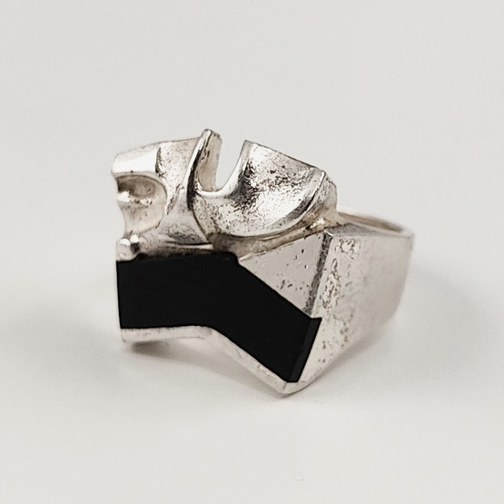 Lapponia | Zoltan Popovits | sormus | Hopeaa -87