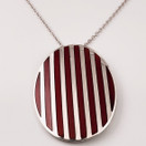 PO / Platinoro oy  Pekka Piekäinen | Emaloitu Riipus / Rintakoru | Kaulakoru 925 Hopeaa