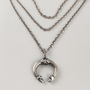 Kalevala Koru | Hirvenpää -Riipus | Kaulakoru | Hopeaa