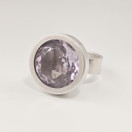 Kupittaan Kulta oy |  Elis Kauppi |  Sormus Ametistilla | Hopeaa -64