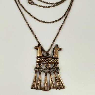 Kalevala Koru | Kaksipäinen hevonen | Kaulakoru |  Pronssia