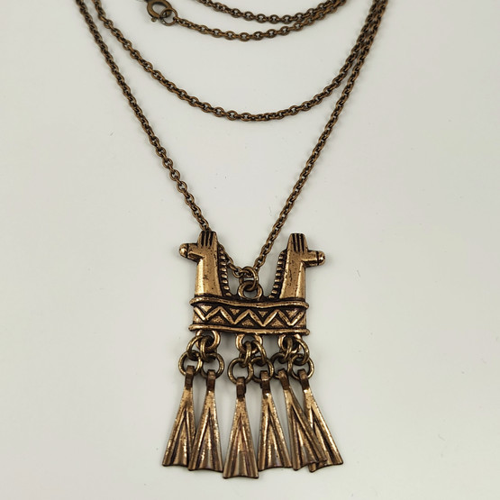 Kalevala Koru | Kaksipäinen hevonen | Kaulakoru |  Pronssia