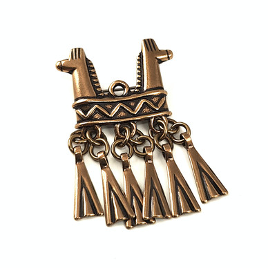 Kalevala Koru | Kaksipäinen hevonen | Rintakoru |  Pronssia