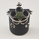 Kultateollisuus oy | JORMA LAINE | Kromimarmori riipus  |  Hopeaa -75