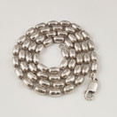 Oliiviketju  / Papuketju / oliiviketju | 45cm | Hopeaa