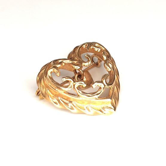 Kalevala koru | Talon sydän SOLKI | Rintakoru 14k kultaa 