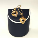 Kalevala koru | Talon sydän Korvakorut | Koukulliset korvikset |  14k kultaa 