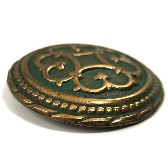 Kotimainen Vintage solki | Rintakoru | Pronssia