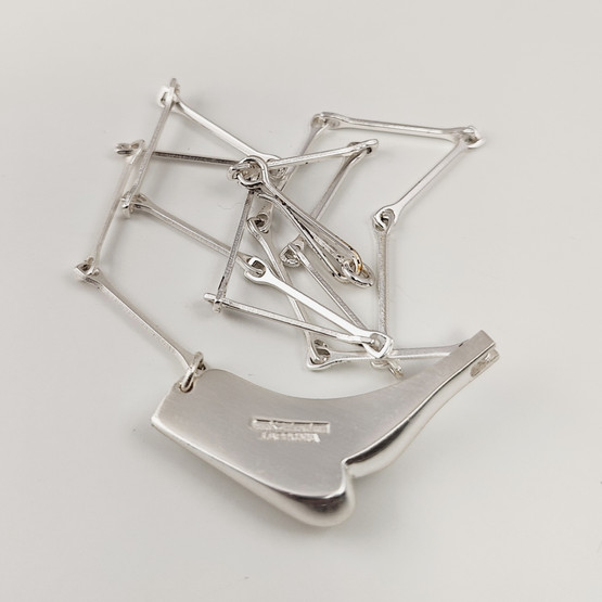 Lapponia | kääty | Kaulakoru | Hopeaa -89