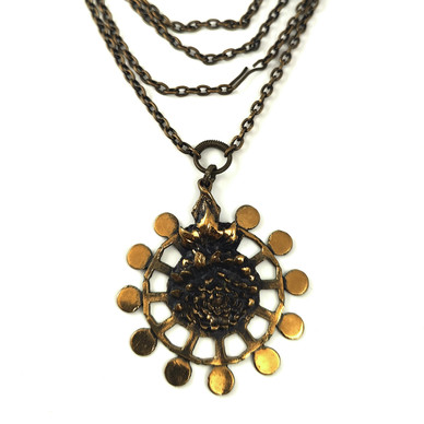 Turun hopea oy |  Pentti Sarpaneva |  Riipus | Kaulakoru Pronssia