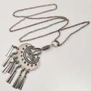 Kalevala koru | (iso) Kuutar riipus | kaulakoru | hopeaa 