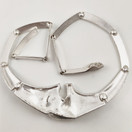 LAPPONIA | Björn Weckström | RISTIAALLOKKO kääty | Kaulakoru | Hopeaa -90