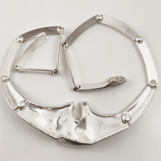 LAPPONIA | Björn Weckström | RISTIAALLOKKO kääty | Kaulakoru | Hopeaa -90