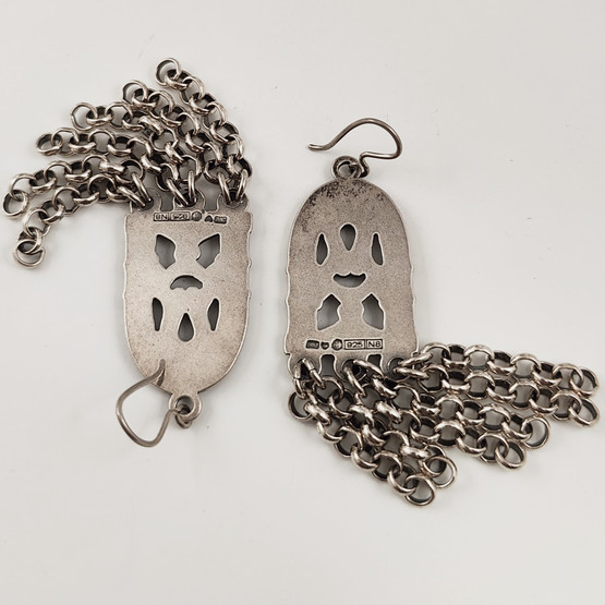 Kalevala Koru | (isot) Hämäläinen juhlakääty Korvakorut | Hopeaa 